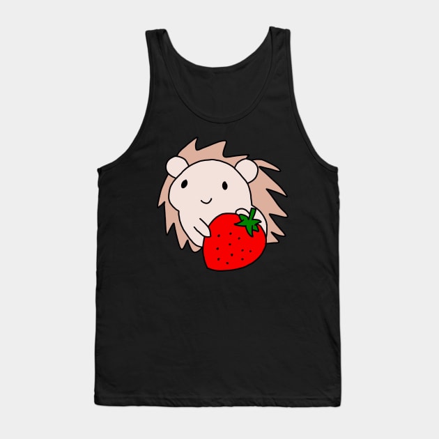 hedgehog strawberry Tank Top by tailspalette